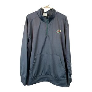 NHL Minnesota Wild 1/4 Jacket Gray Pockets Men’s Size X-Large Hockey XL